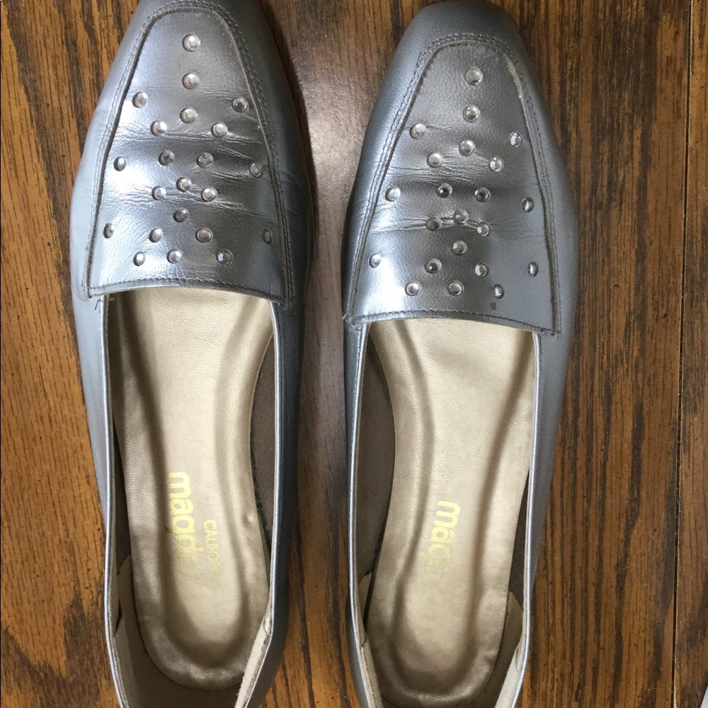 Magdesians - silver flat dress shoes